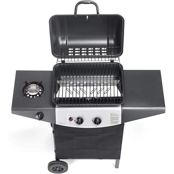 Ompagrill Barbecue a GAS a 2 Fuochi MOD. GAS 4939 Double - OMPAGRILL - Immagine 4